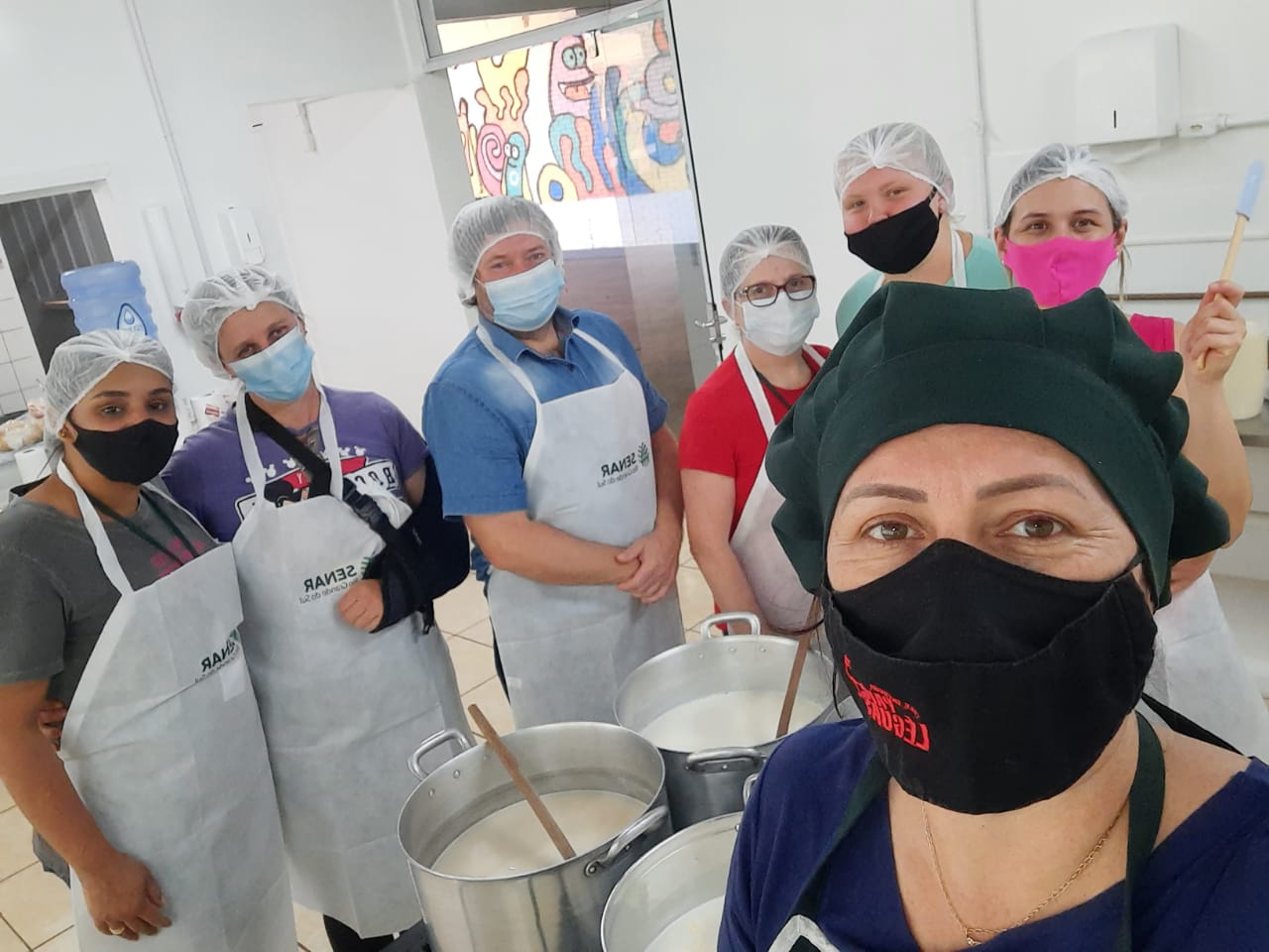 CURSO DE PROCESSAMENTO DE DERIVADOS DE LEITE OCORREU NA SEMANA PASSADA